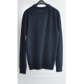 Männer Rundhals Pure Farbe Strick Pullover Pullover